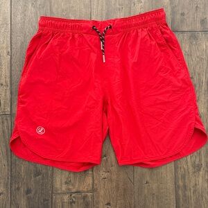 Legends Luka Shorts Men’s L Red 7” Inseam Unlined Athletic Training Running